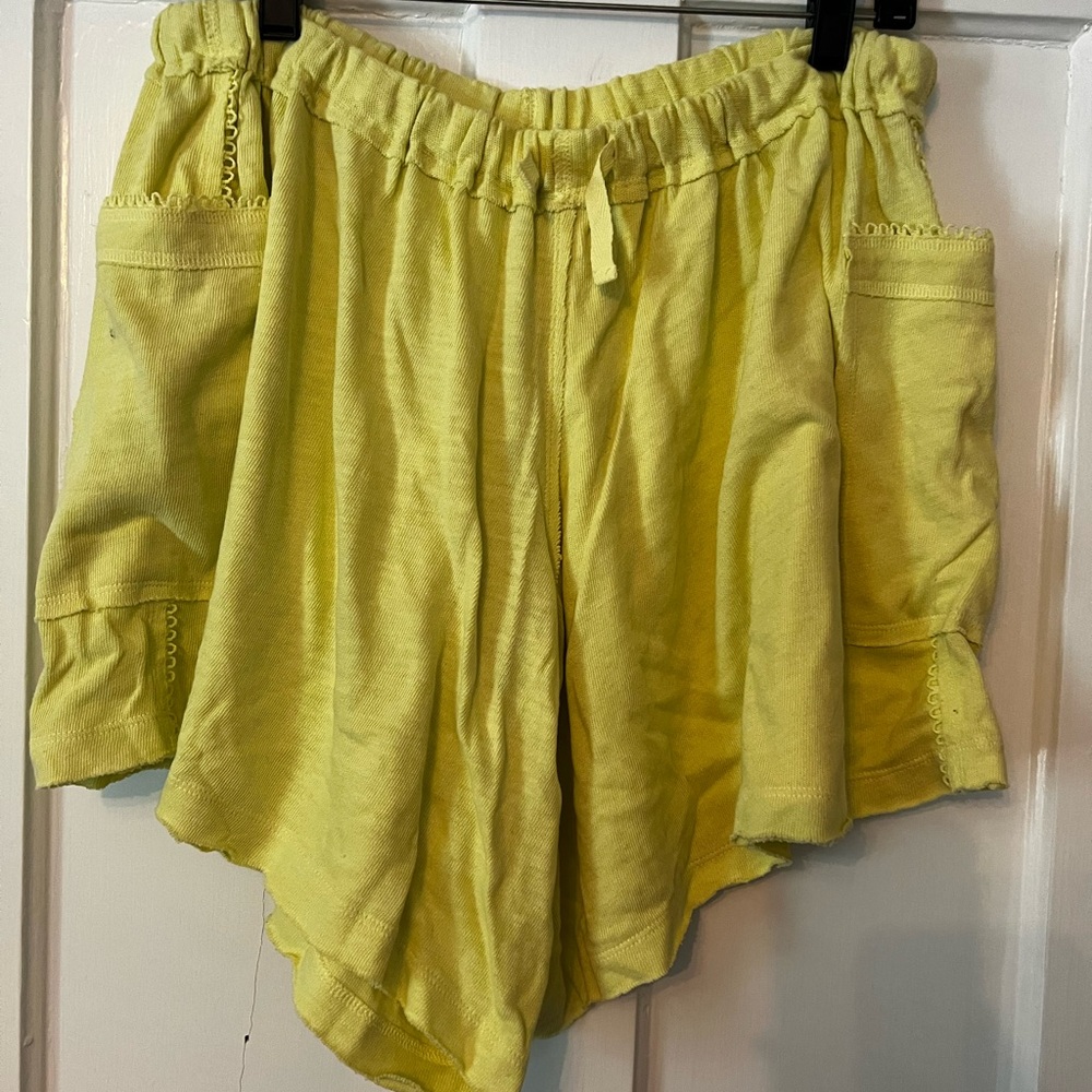 Free people intimately Yellow sleep Shorts